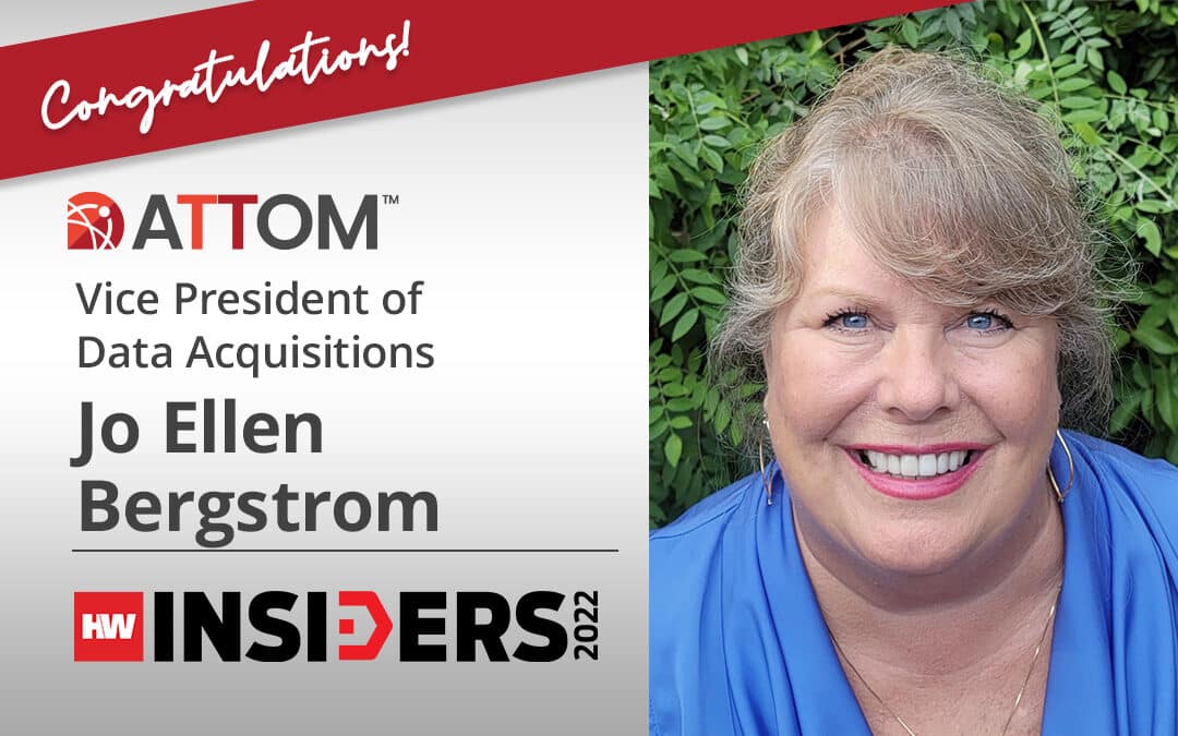 ATTOM VP of Data Acquisitions, Jo Ellen Bergstrom, Selected By HousingWire As 2022 Insider