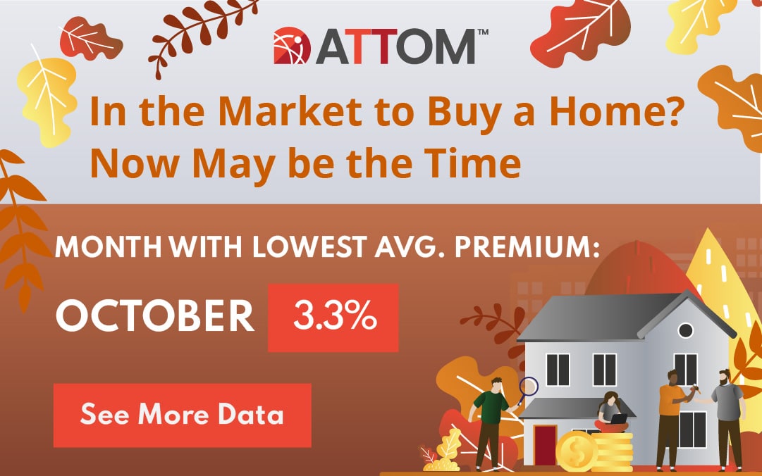 October Is The Time To Buy For Homebuyers According To Analysis From ATTOM On Historical Home Sales