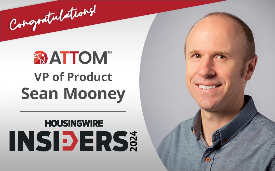 HousingWire Selects ATTOM VP of Product, Sean Mooney, as 2024 Insider