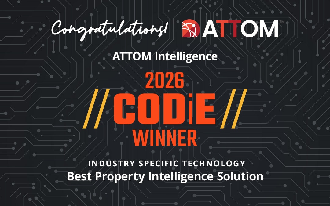 2026 Codie Awards ATTOM Intelligence Best Property Intelligence Solution